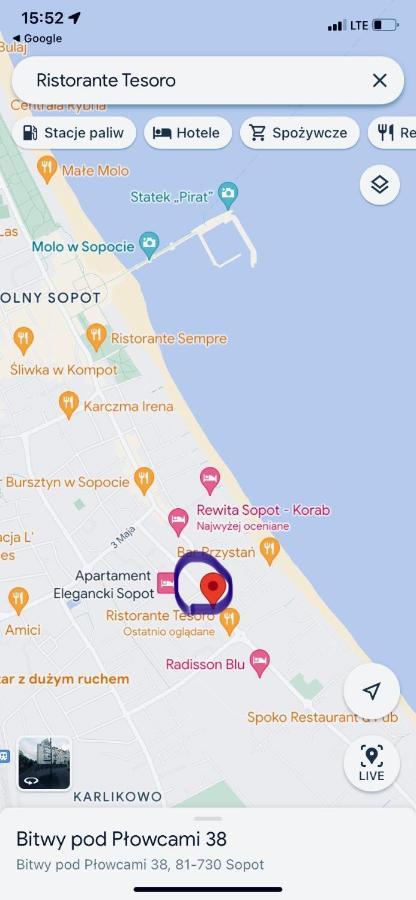 Apartamenty 4 Pory Roku- 200M Plaza, Prywatny Parking Sopot Luaran gambar